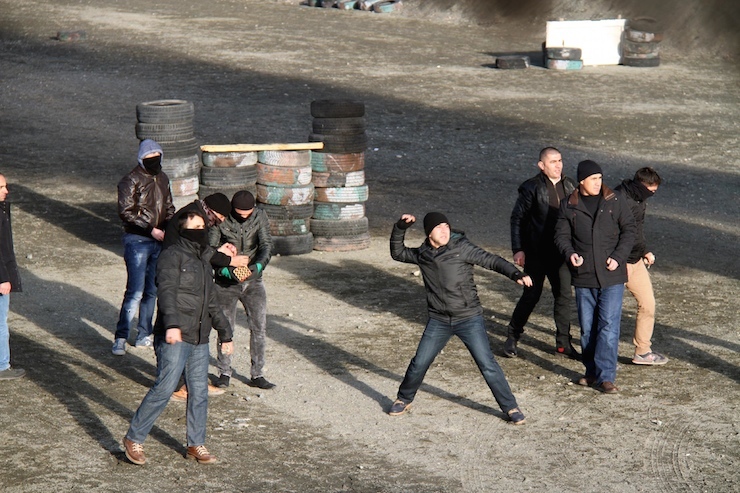 CEVIK KUVVET POLISLERININ TOPLUMSAL MUDAHALE TATBI KATI GERCEGINI ARATMADI FOTO:DHA / RECEP DEM IRCI / ERZINCAN
