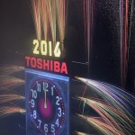 Fireworks explode past the Times Square Ball after it dropped to signal the start of the new year in the Manhattan borough of New York