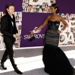 File photo of singer Bowie arriving with his wife Iman to attend the CFDA fashion awards in New York