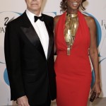 File photo of singer David Bowie arriving with Iman to attend the 2007 CFDA Fashion Awards in New York