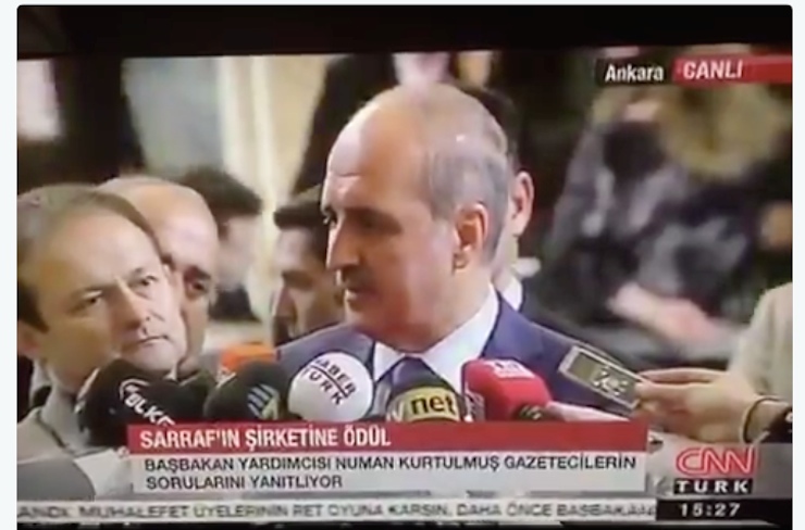 KURTULMUS zarrab sorusuna YANIT