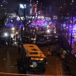 A view of the site of an explosion in Ankara