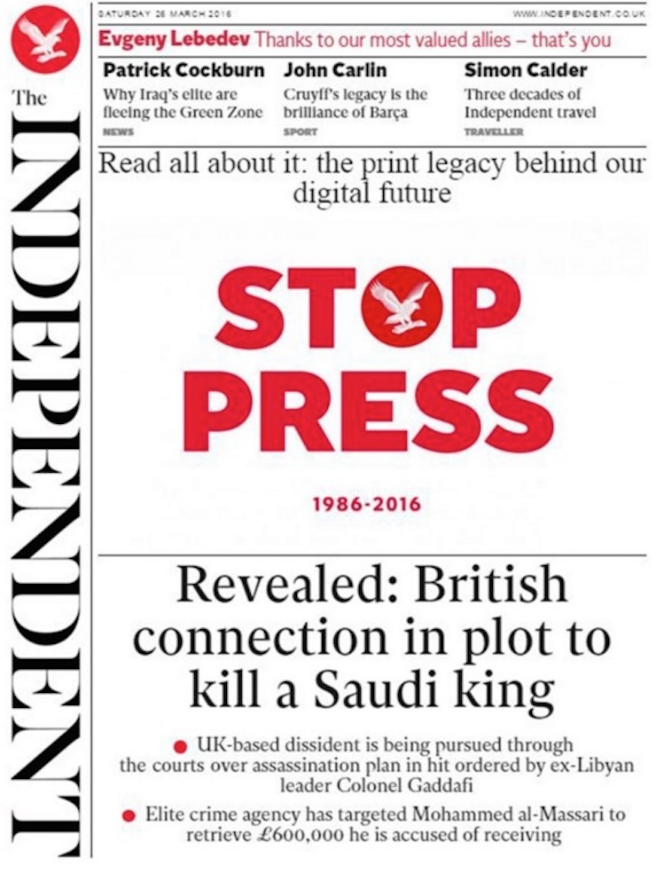 Gazetenin ikinci kapağı.