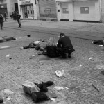 Police secure the area following a suicide bombing in a major shopping and tourist district in central Istanbul