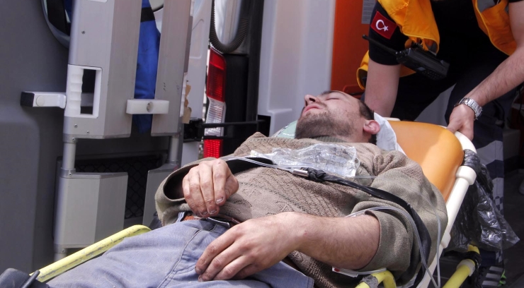 Direnişe 85 işçi başladı, her geçen gün sayı sağlık problemleriyle azaldı. Fotoğraf: DHA