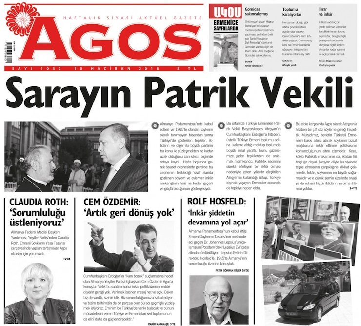 agos birinci sayfa