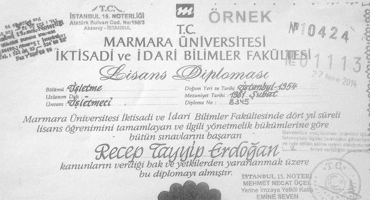 erdogan diploma sb