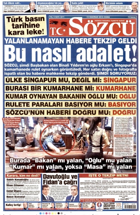 sozcu manşet