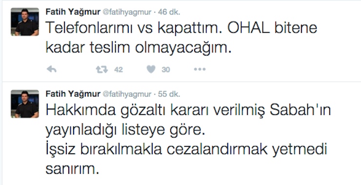 fatih yagmur tweet