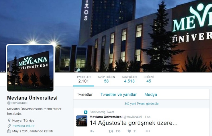 mevlana-uni-tweet