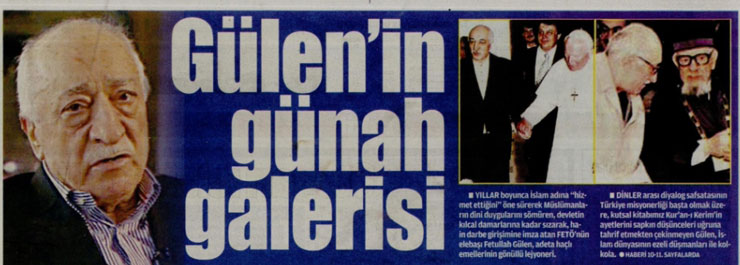 1 Eylül 2016, Yeni Akit.