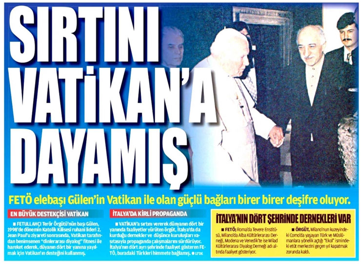 12 Ağustos 2016, Yeni Akit.