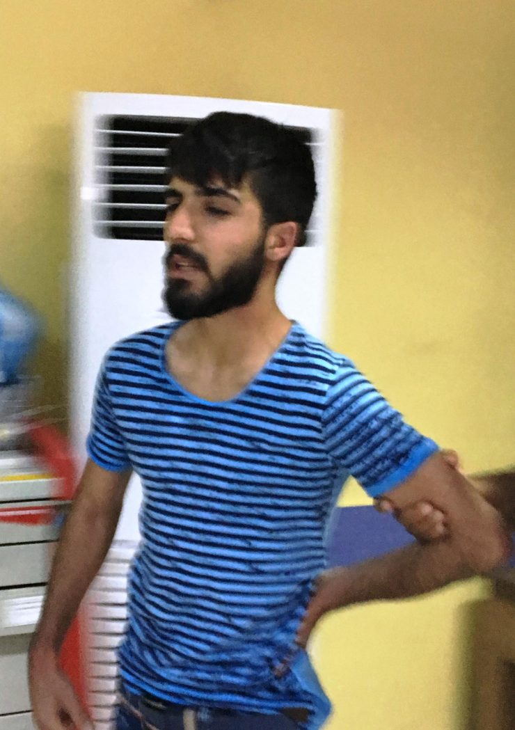 Polisin bacağını ısıran Emin G.