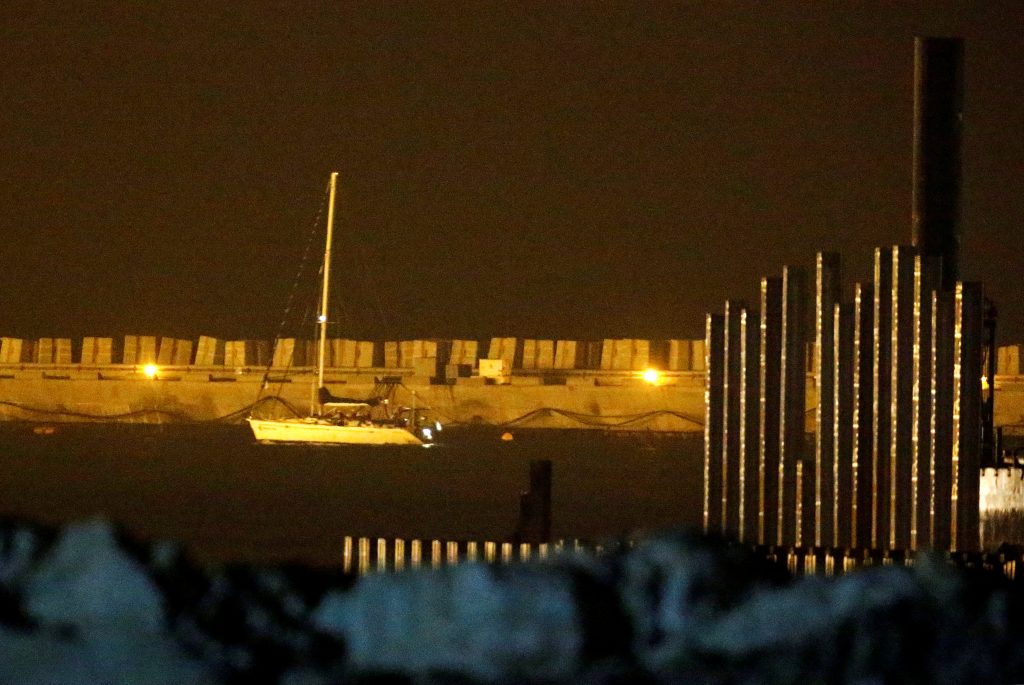 Zeytin adlı gemi, İsrail'n Aşdod limanına çekildi. (Fotoğraf: Amir Cohen / Reuters)