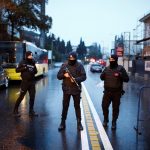 Police secure area near an Istanbul nightclub