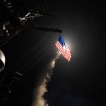 U.S. Navy guided-missile destroyer USS Porter (DDG 78) conducts strike operations while in the Mediterranean Sea