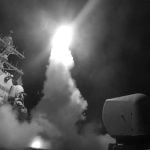 U.S. Navy guided-missile destroyer USS Porter (DDG 78) conducts strike operations while in the Mediterranean Sea