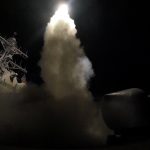 U.S. Navy guided-missile destroyer USS Porter (DDG 78) conducts strike operations while in the Mediterranean Sea
