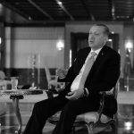 Turkish President Tayyip Erdogan attends an interview with Reuters at the Presidential Palace in Ankara