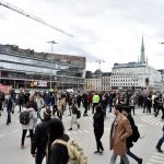 People were killed when a truck crashed into department store Ahlens on Drottninggatan, in central Stockholm