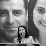 Serpil Kemalbay, newly elected co-chairwoman of the Pro-Kurdish Peoples' Democratic Party, speaks during her party's extraordinary congress in Ankara