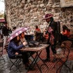 ISTANBUL'DA YAGMUR
