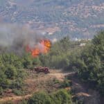 Hatay'daki orman yangını kontrol altına alınmaya çalışılıyor