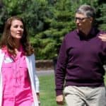 FILE PHOTO: Microsoft technology advisor Bill Gates and his wife Melinda leave on the second day of the Allen and Co. media conference in Sun Valley, Idaho