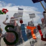 Protest against Turkey's withdrawal from Istanbul Convention, in Istanbul