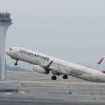 FILE PHOTO: A Turkish Airlines Airbus A321 plane takes off from the city's new Istanbul Airport in Istanbul