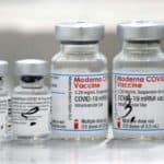 FILE PHOTO: Moderna COVID vaccine