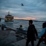 Sunset in Istanbul, Turkey – 11 Apr 2022