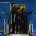 Arjantin milli takımı dünya kupası ile Buenos Aires'e geldi