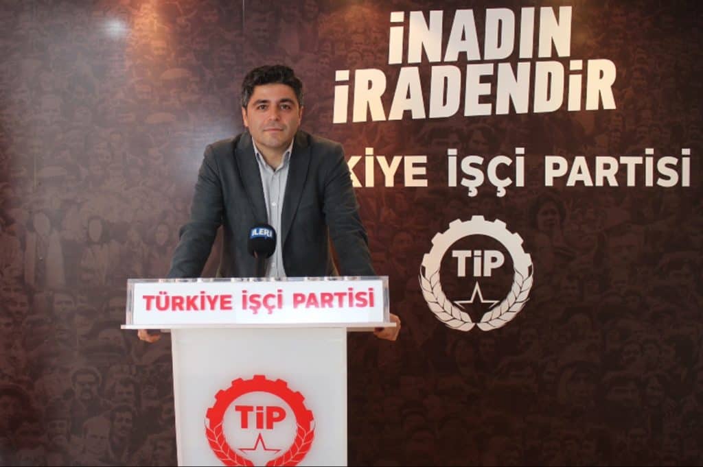 TİP Genel Başkan Yardımcısı Doğan Ergün. (TİP)