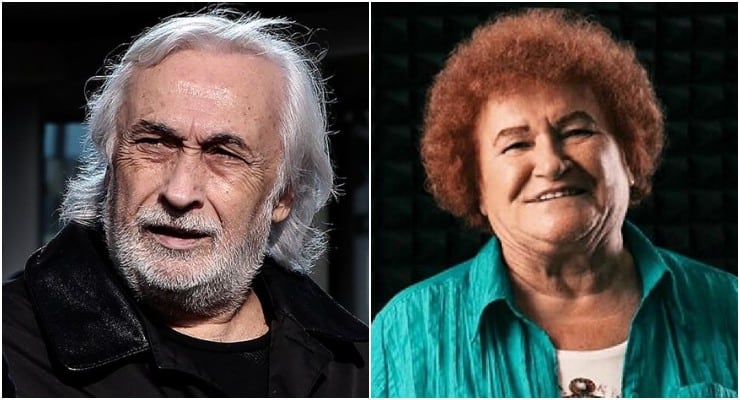 Müjdat Gezen ve Selda Bağcan. (AA-Twitter)