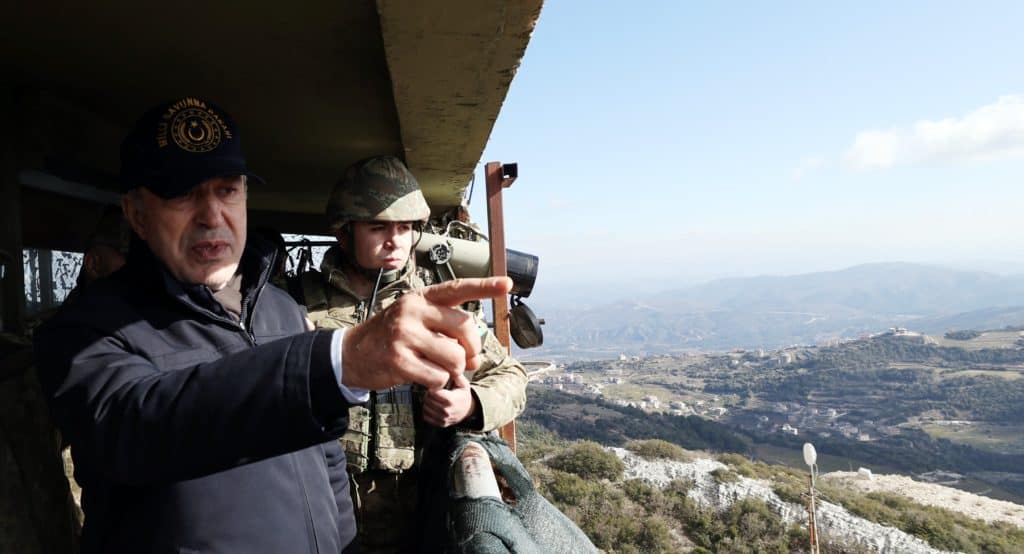 Milli Savunma Bakanı Hulusi Akar. (AA)