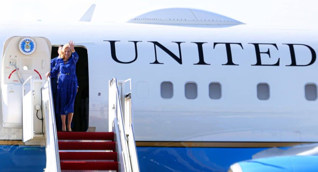 ABD Başkanı'nın eşi Jill Biden, Afrika turu kapsamında Kenya'daydı. (AA)
