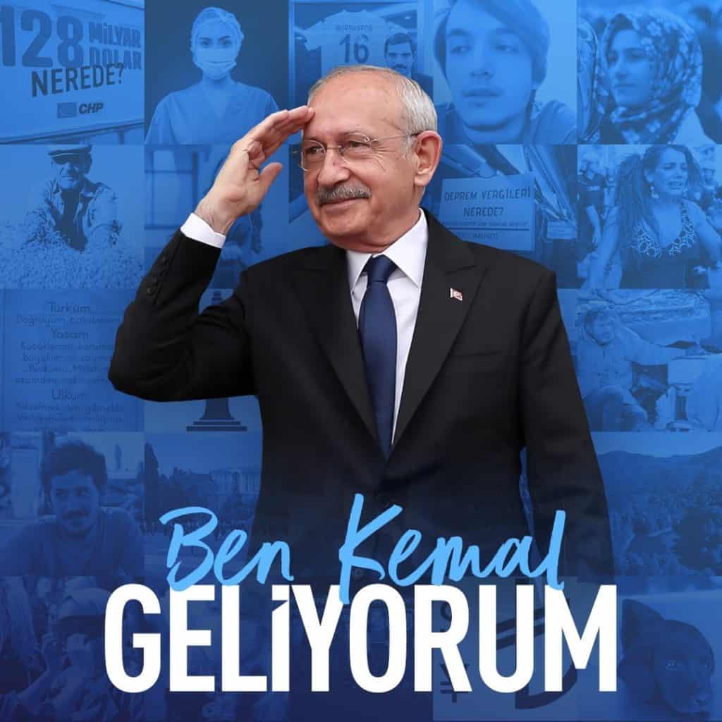 Kemal Kılıçdaroğlu afişi. (CHP)