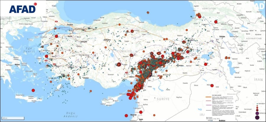 AFAD deprem