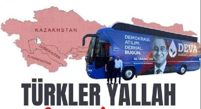 Ümit Özdağ, sahte DEVA Partisi afişini paylaştı. (Twitter)