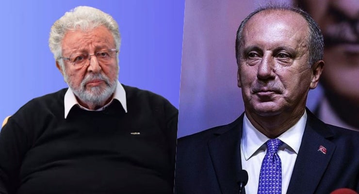 Metin Akpınar - Muharrem İnce. (Kafa TV-AA)