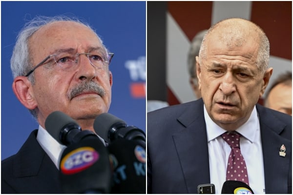Kemal Kılıçdaroğlu ve Ümit Özdağ. (AA-CHP)