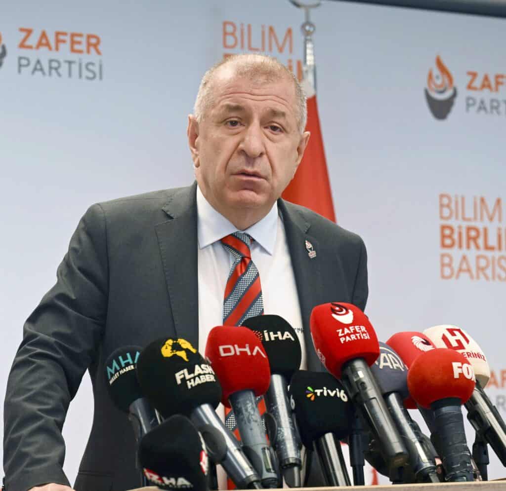 Zafer Partisi Genel Başkanı Ümit Özdağ. (AA)
