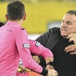 MKE Ankaragücü Kulübü Başkanı Faruk Koca'dan hakeme saldırı