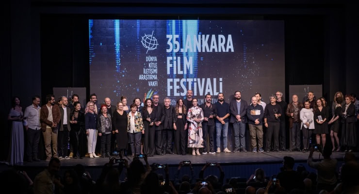 Ankara Film Festivali ödül töreni.