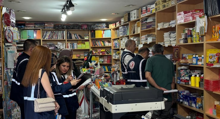 Kırtasiyelere eş zamanlı baskın: İstanbul'da 46 işletmeye 'fahiş fiyat'tan tutanak