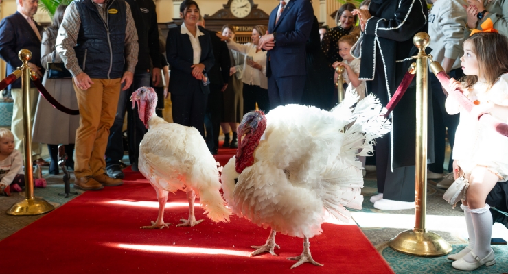 Trump, Beyaz Saray'daki geleneksel törende iki hindiyi affetti