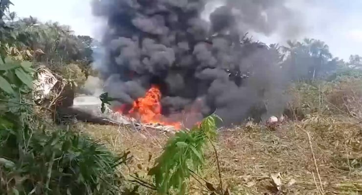 Kolombiya'da düşen askeri uçak: Ölü sayısı 66'ya yükseldi