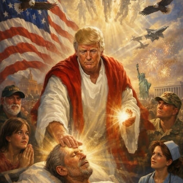 Trump önce Papa'ya çıkıştı, sonra kendini 'İsa' yaptı