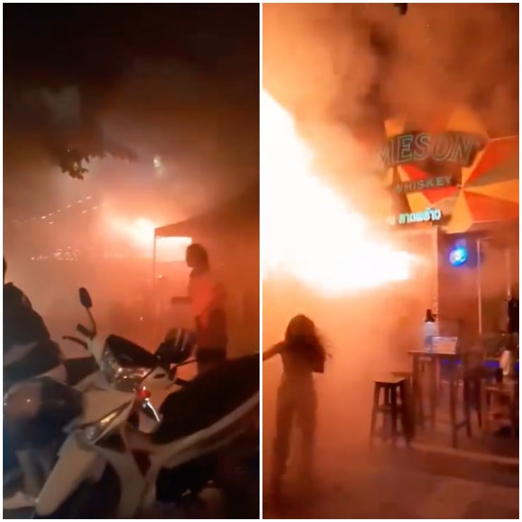 Tayland'da bar yangını: En az 27 ölü